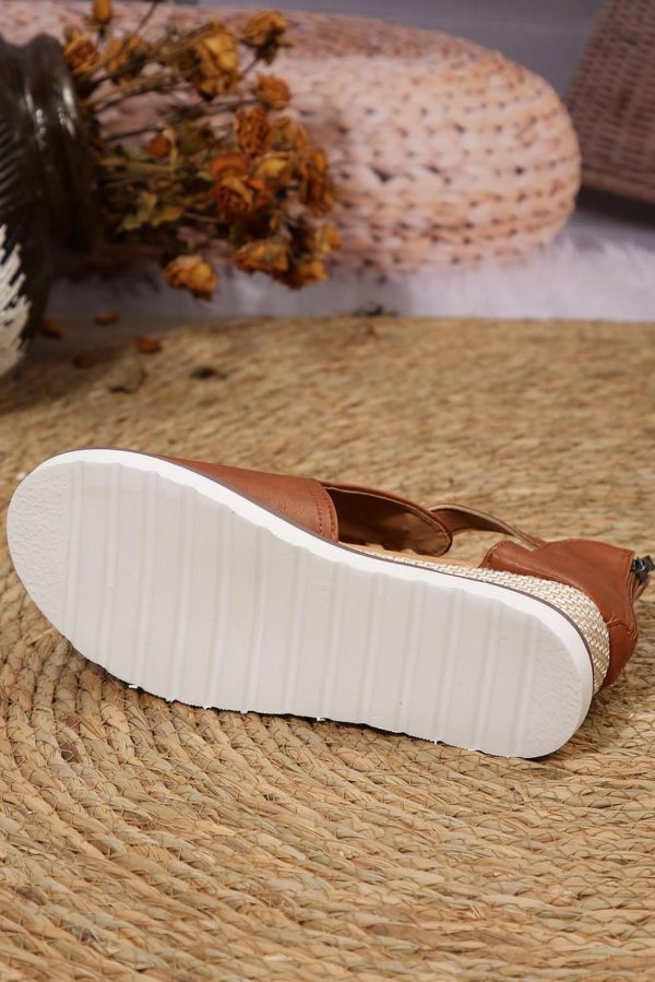 Women Pu Cutout Buckle Strap Platform Slides Shoes | Sandals - Image 3